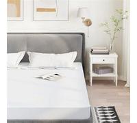 vidaXL Protège-Matelas Blanc 120x220 cm imperméable, Drap de lit, literie, Housse de Drap-Housse, Drap-Housse, Housse de Matelas, Housse de surmatelas