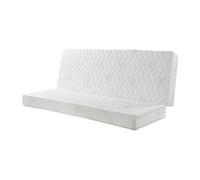 Matelas 130 x 190 cm clic-clac aloe vera ép.16cm - ALOHA de