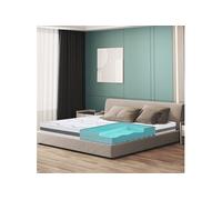 Matelas 130 x 200 Hypoallergénique | Hauteur 16 cm | Propriétés orthopédiques et automodelantes | Produit en Italie
