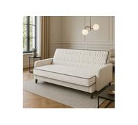 Matelas 130x190 cm Ferme Pour tous Clic Clac + Alese x 15 cm Ressorts ensaches + memoire de forme - Dim Assise 60 cm - 5 zones de Confort - Haute