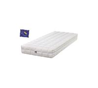 Matelas 135x190 avec Latex Naturel Spécial Sommiers Articulés 80 Kg/m3 DEHOUSSABLE - 21 cm - Soutien Souple Natural King of Dreams
