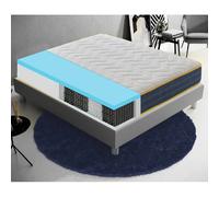 Matelas 135x200 cm Ressorts + Mousse Mémoire COLORADO