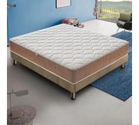 Matelas 135x200 cm Ressorts + Mousse Mémoire STRONG