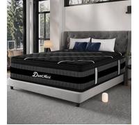 Matelas 140 x 190 cm - Épaisseur 28 cm -Dureté ferme -7 zones de soutien dorsal ergonomique - Ultra respirant et hypoallergénique