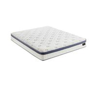 Matelas 140 x 190 cm hybride ressorts ensachés 7 zones et mémoire de forme ép.25cm - MALAO de PALACIO
