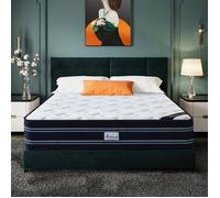 Matelas 140 x 190 cm pour 2 personnes -Épaisseur 28 cm -7 zones de confort -Ressorts ensachés et mousse à mémoire de forme-Respirant