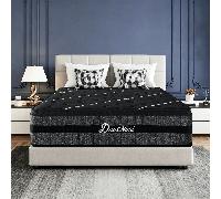 Matelas 140 x 190 cm pour 2 personnes - Épaisseur 28 cm - Modèle hybride à ressorts ensachés -Dureté ferme -7 zones de soutien dorsal ergonomique - Ultra respirant et hypoallergénique FERMETÉ H3 : Con