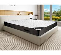 Vente-unique - Matelas 140 x 190 cm Ressorts ensachés 7 Zones et mémoire de Forme ép.24cm - MERISI de YSMÉE