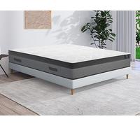 Matelas 140 x 190 cm ressorts ensachés et mémoire de forme ép.24cm - ILLUSION de YSMÉE