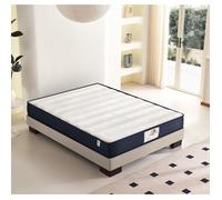 Matelas 140 x 190cm -TUNCCO® - Ressorts ensachés - 7 Zones de confort - Equilibré - 22 cm - CONFORT DESIGN