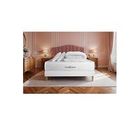 Pack matelas a memoire de forme maxi epaisseur Buckingham 140x200cm + 2 oreillers + 1 couette 240x220cm