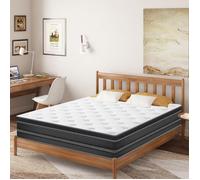 Matelas 140 x 200 cm - Ep 23cm - Mémoire de forme - Système 7 Zones - Soutien Parfait-Hypoallergénique