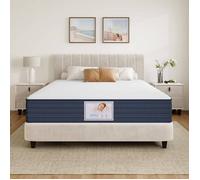 Matelas - 140x190 cm -22 cm d'épaisseur- Mémoire de forme- Moelleux et Respirant- TEENO