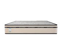 Matelas 140x190 cm, BestLuxe, 24cm, mousse mémoire de forme, indépendance du couchage, face été/hiver
