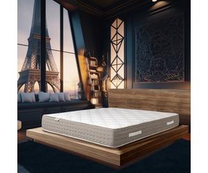 Matelas 140x190 cm, Dreamlux, 26 cm , ressorts ensachés, mousse haute densité, indépendance du couchage, face été/hiver