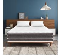 Matelas 140x190 cm - Ép 28 cm - Luxe - Ultra Respirante - Fermeté Moyenne - Matelas Mémoire de forme - 10 Zones Soutien Parfait