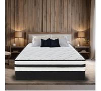 Matelas 140x190 cm - Ép 28 cm - Multicouches Extra Confort 10 Zones - Ergonomique - Fermeté Moyenne et Durabilité - Literie de luxe