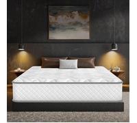Matelas 140x190 cm - Ép 28cm - Ergonomique - Mousse à mémoire de forme - Sommeil Réparateur - Fermeté Moyenne - Ultra Respirant