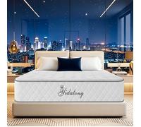 Matelas 140x190 cm - Epaisseur 26 cm - Luxe Matelas à mémoire de forme - 10 zones Confort - H3 Fermeté Moyenne - Durable