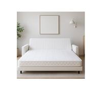Matelas 140x190 cm Mi-Ferme Pour tous Bz x 15 cm Ressorts ensaches + memoire de forme - Dim Assise 60 cm - 5 zones de Confort - Haute Resilience -