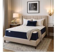 Matelas 140x190 cm, Nuage, 22cm, mi-ferme, mousse haute densité, indépendance du couchage, face été/hiver
