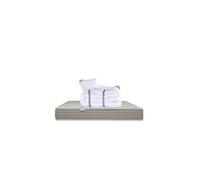 Matelas 140x190 cm, OrganicCoton, 24 cm, ferme, face été/hiver + 2 oreillers + couette