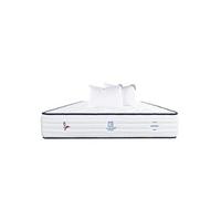 Matelas 140x190 cm, Patriote, 27cm, Ressorts Ensachés, mémoire de forme , Indépendance du Couchage, Soutien ferme + 2 Oreillers
