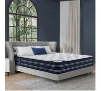 Matelas 140x190 cm Premium Ép 28cm, Ultra Respirante, Hybride Mousse RH + Mémoire de Forme, Haute Résilience, 10 Zones de Soutien