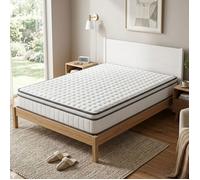 Matelas 140x190 cm, SORVAGLOS , Épaisseur 25 cm, Mousse à Mémoire, Matelas à ressorts, Super Soutien , Durable et respirant