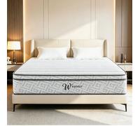 Matelas 140x190 cm - Très épais 30 cm - luxe - Ressort Avec mousse à mémoire de forme et Blue Latex, Respirant, confortable, Ergono