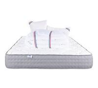 Matelas 140x190 cm, Zen, 20 cm, mémoire de forme, ferme, face été/hiver + 2 oreillers + couette G