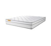 Matelas 140x190 Memo Luxe Ressorts ensachés + mémoire de forme 5 zones de confort MAXI épaisseur