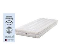 Matelas 140x190 x 20 cm souple + oreiller visco - spécial sommier électrique - déhoussable- noyau poli lattex hr - antibactérien - anti-acariens G