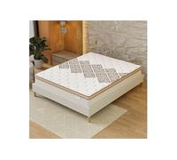 Matelas RESSORTS ENSACHÉS 140x190 cm NOVEMBER Errakis Hybrid: indépendance de Couchage 7 zones + HD35Kg EXTRÊMEMENT DURABLE- Ép