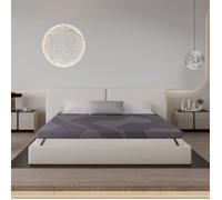 Matelas 140x200 cm - CHICASA - Mémoire de forme - 8 cm - Déhoussable, Respirant, Double Antidérapant