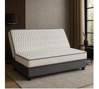 Matelas 140x200 cm Clic Clac face de contact latex -Tissu Strech trs rsistant - epaisseur 10 cm - Soutien Equilibr - GOLD10