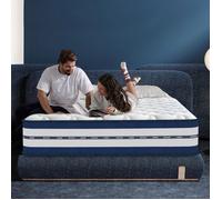 Matelas 140x200 cm Ép 28cm, Mémoire de forme+Ressorts Ensachés Indépendants,7 Zones,Fermeté Moyenne,Respirabilité, Haute Resilience