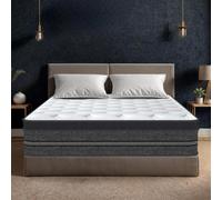 Matelas 140x200 cm, Ép 32cm, Mousse à Mémoire de Forme, Fermeté H3/Oeko-Tex, 10 Zones Ergonomique, Luxe, Respirante, Anti-acariens