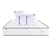 Matelas 140x200 cm, Iris, 20 cm, mémoire de forme, ferme, face été/hiver + 2 oreillers + couette G