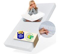 Matelas 140x200 cm Matelas pour bébé Matelas pour bébé avec housse lavable enfants 10 cm d'épaisseur Matelas réversible eco5 pour lit d'enfant Lit de sol