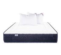 Matelas 140x200 cm, Nuage, 24 cm, mousse mémoire de forme, mi-ferme, face été/hiver + 2 oreillers G