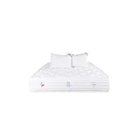 Matelas 140x200 cm, Patriote Mousse, 27cm, mémoire de forme , Indépendance du Couchage, Soutien ferme + 2 Oreillers