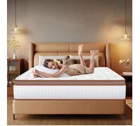 Matelas 140x200 | Epaisseur 26cm | Ressorts Ensachés et à Mémoire de Forme | H3 Moyenne Ferme | Confort Équilibré | Respirant