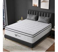 Matelas 140x200 | Epaisseur 30cm | Ressorts Ensachés et à Mémoire de Forme | H3 Moyenne Ferme | Confort Équilibré | Respirant