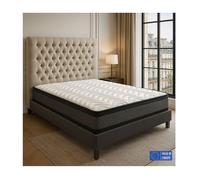 Matelas 140x200 Mousse HR ""Luxe Confort"" Extra Ferme | Double Face (Été/Hiver) | Soutien Équilibré, Parfait et Tonique | H20cm