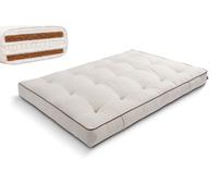 Matelas 140x200 naturel avec latex et 2x coco- Futon Comfort Relax Hard Kedro - Pascall Lin