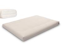 Matelas 140x200 naturel avec latex - Futon Medium Duo Latex - Pascall Ecru