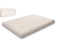 Matelas 140x200 naturel avec latex - Futon Medium Latex - Pascall Ecru