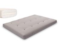 Matelas 140x200 naturel avec latex - Futon Medium Latex - Pascall Gris