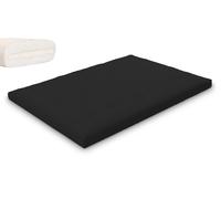 Matelas 140x200 naturel avec latex - Futon Slim Latex - Pascall Noir